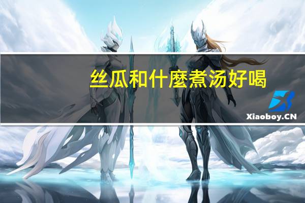 丝瓜和什麼煮汤好喝
