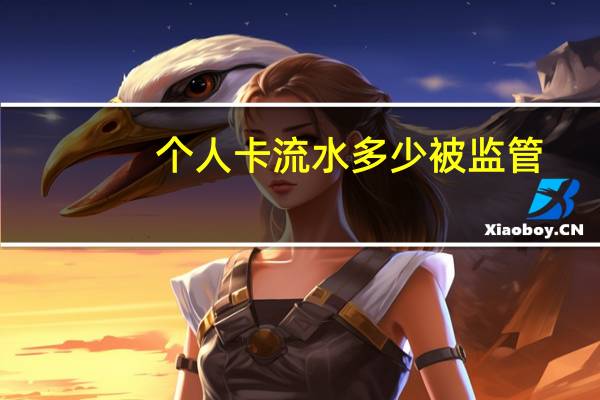 个人卡流水多少被监管