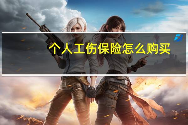 个人工伤保险怎么购买