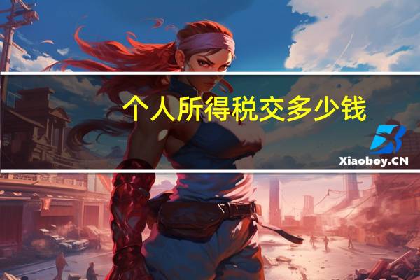 个人所得税交多少钱