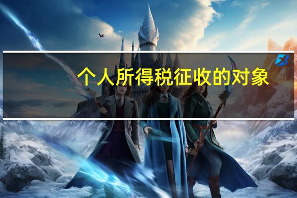 个人所得税征收的对象
