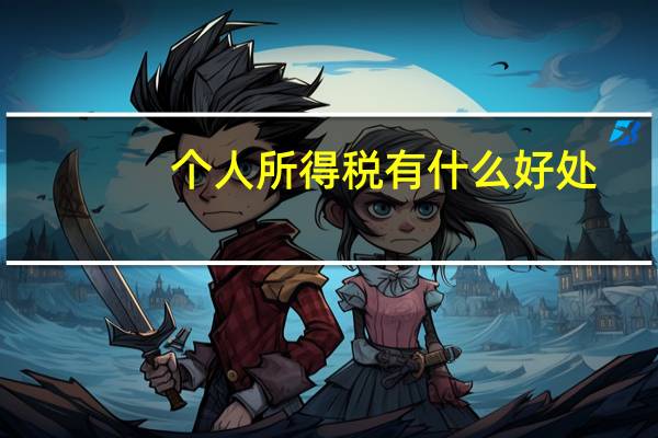 个人所得税有什么好处