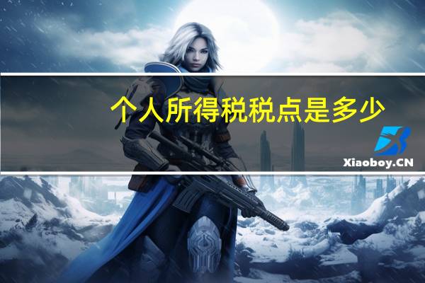 个人所得税税点是多少