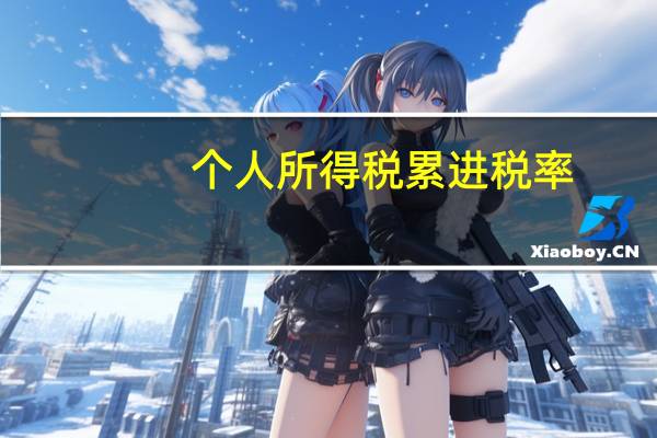 个人所得税累进税率