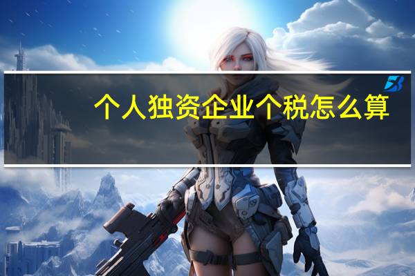 个人独资企业个税怎么算