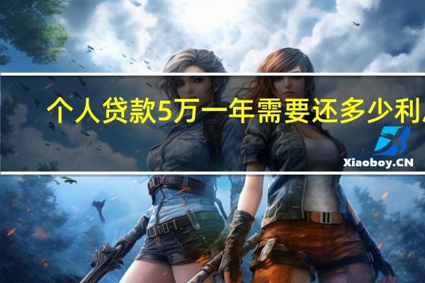 个人贷款5万一年需要还多少利息