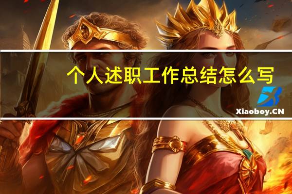个人述职工作总结怎么写