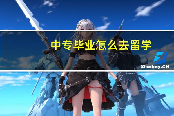 中专毕业怎么去留学