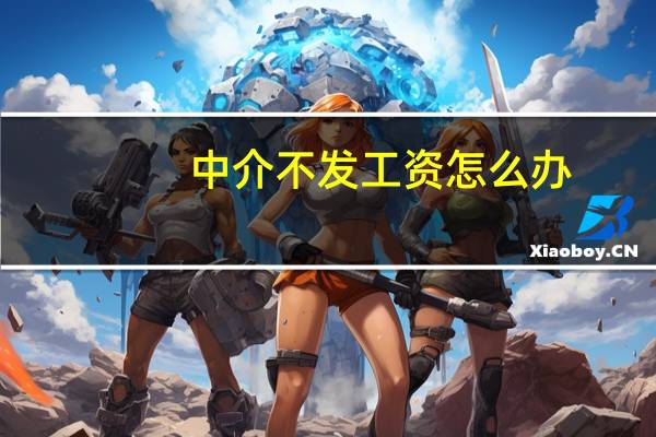中介不发工资怎么办