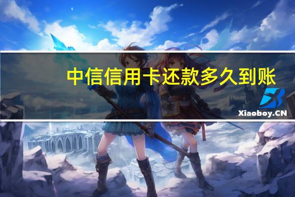 中信信用卡还款多久到账