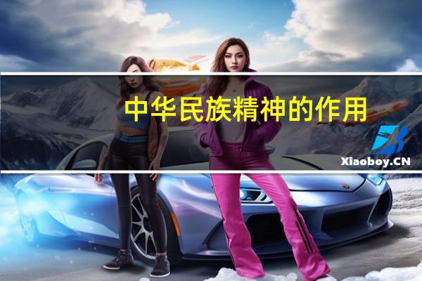 中华民族精神的作用