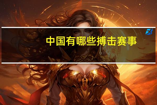 中国有哪些搏击赛事