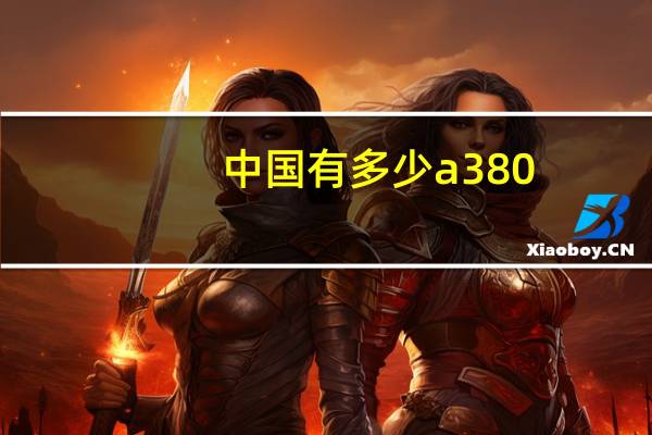 中国有多少a380