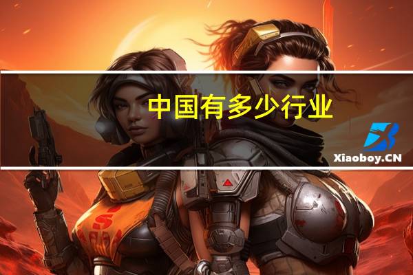 中国有多少行业