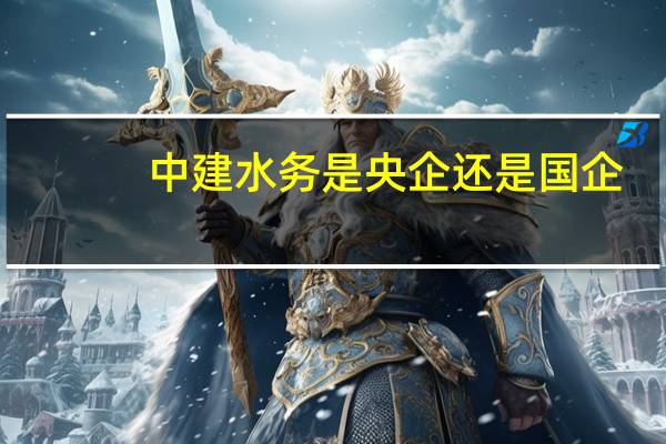 中建水务是央企还是国企