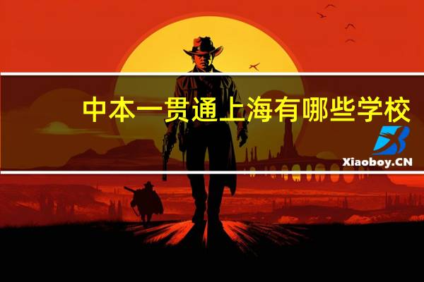 中本一贯通上海有哪些学校