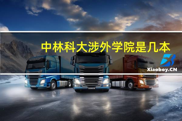 中林科大涉外学院是几本