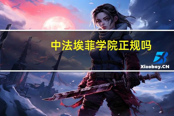 中法埃菲学院正规吗