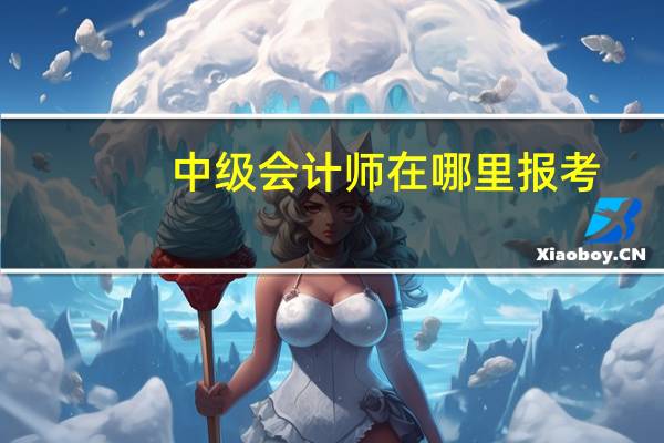 中级会计师在哪里报考