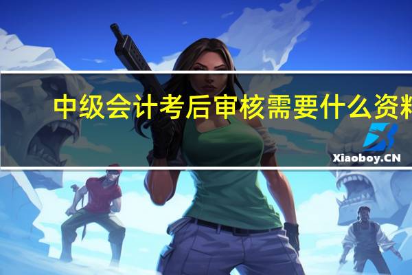 中级会计考后审核需要什么资料