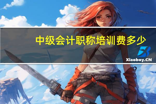 中级会计职称培训费多少