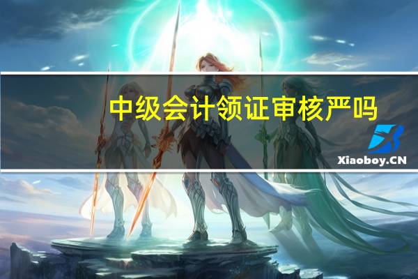 中级会计领证审核严吗
