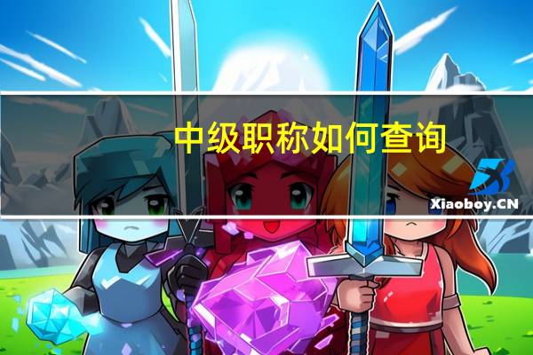 中级职称如何查询