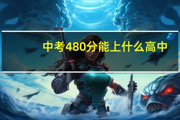 中考480分能上什么高中
