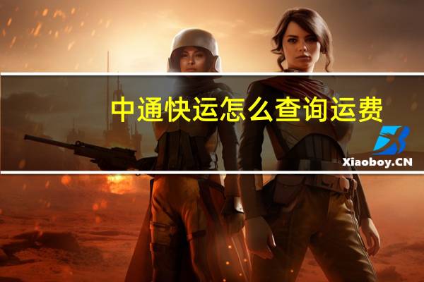 中通快运怎么查询运费