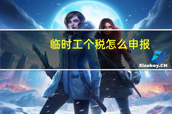 临时工个税怎么申报