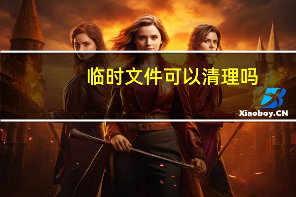 临时文件可以清理吗