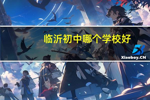 临沂初中哪个学校好