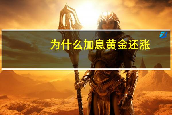 为什么加息黄金还涨
