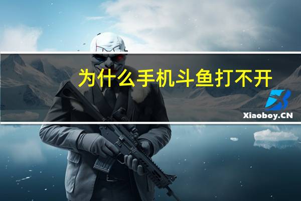 为什么手机斗鱼打不开