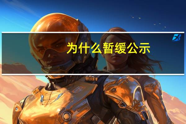 为什么暂缓公示