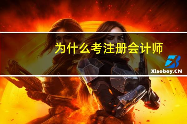 为什么考注册会计师