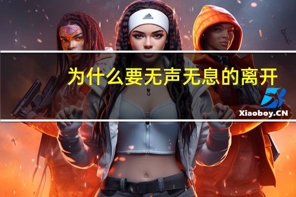 为什么要无声无息的离开