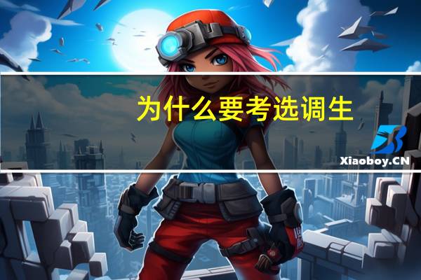 为什么要考选调生