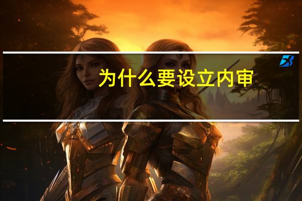 为什么要设立内审