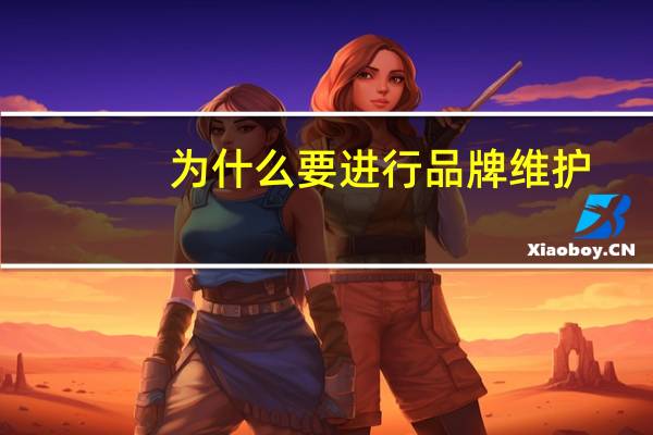 为什么要进行品牌维护