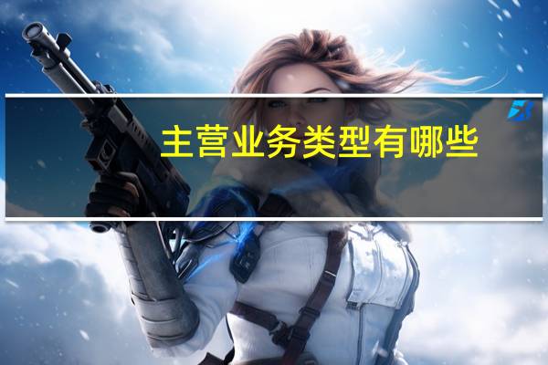 主营业务类型有哪些