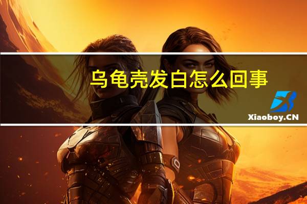 乌龟壳发白怎么回事