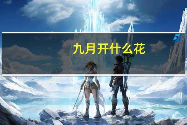 九月开什么花
