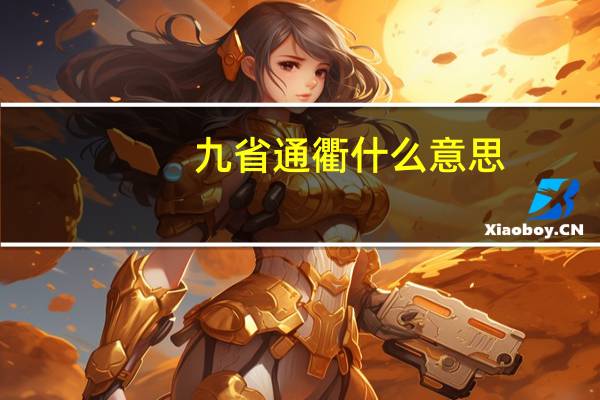 九省通衢什么意思