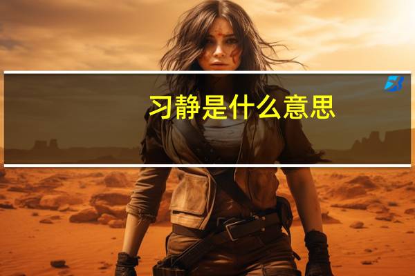 习静是什么意思