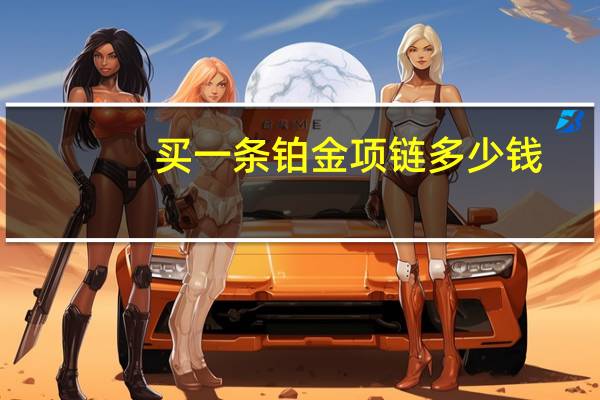 买一条铂金项链多少钱