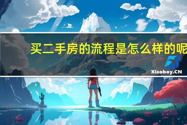 买二手房的流程是怎么样的呢