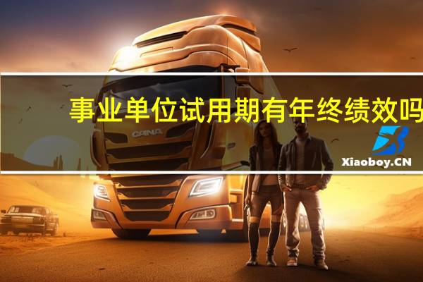 事业单位试用期有年终绩效吗