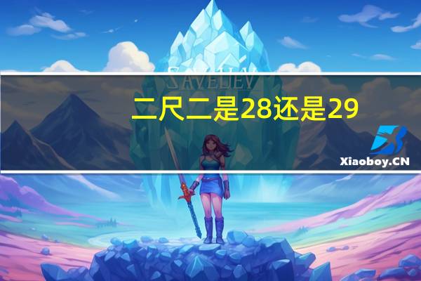 二尺二是28还是29