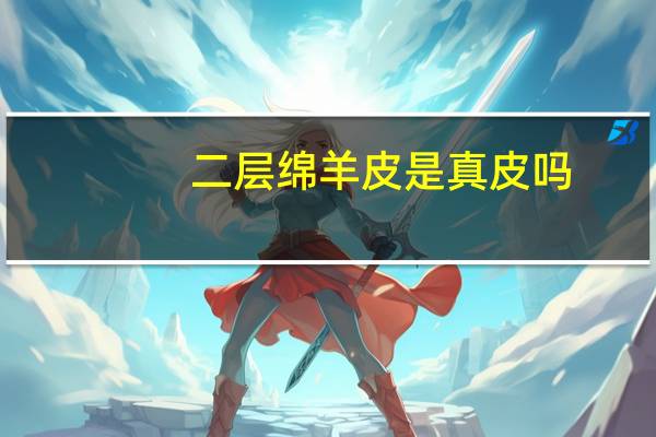 二层绵羊皮是真皮吗